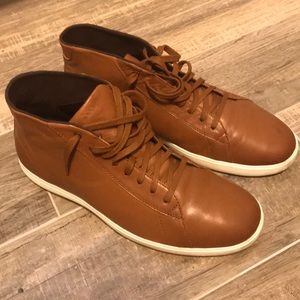 Cole Haan high top leather sneaker